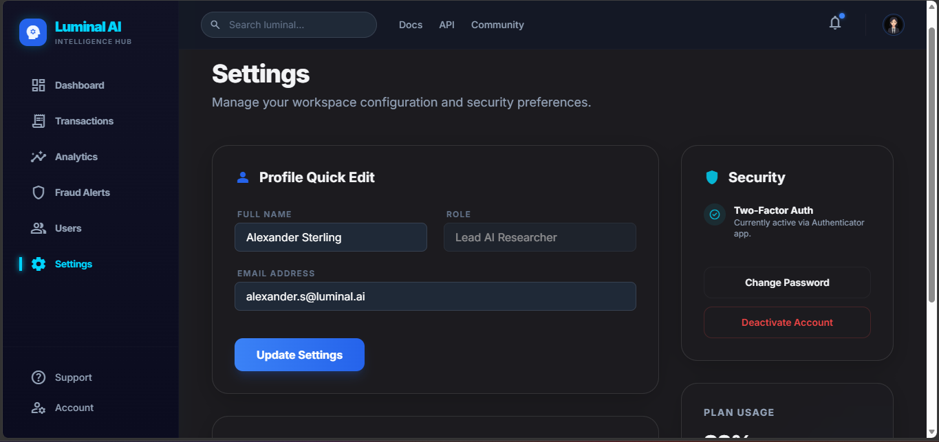 SaaS Analytics Dashboard